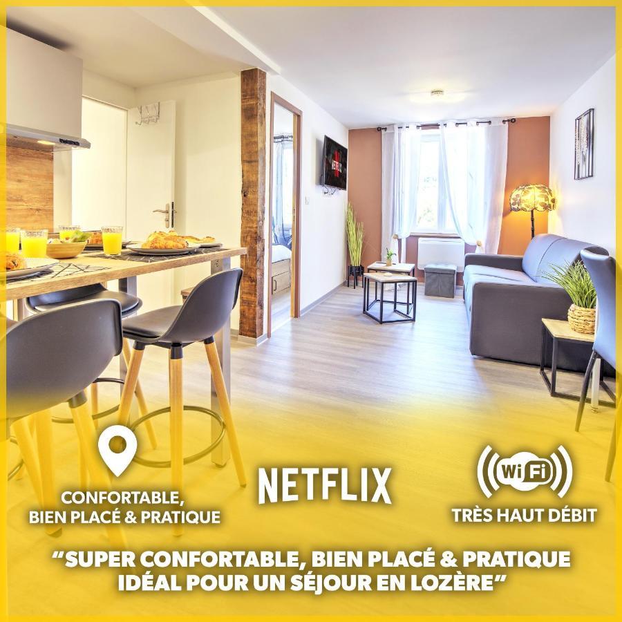 Le Sabot - Netflix/Wi-Fi Fibre/Terasse - 4 Pers Leilighet Banassac Eksteriør bilde